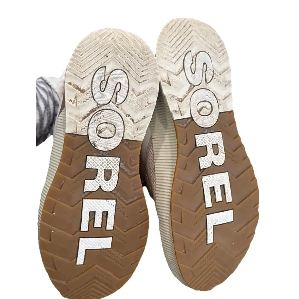 Sorel Out N About III Mid Sneakers NL4861-260 Pink White boots Womens Size 8.5
